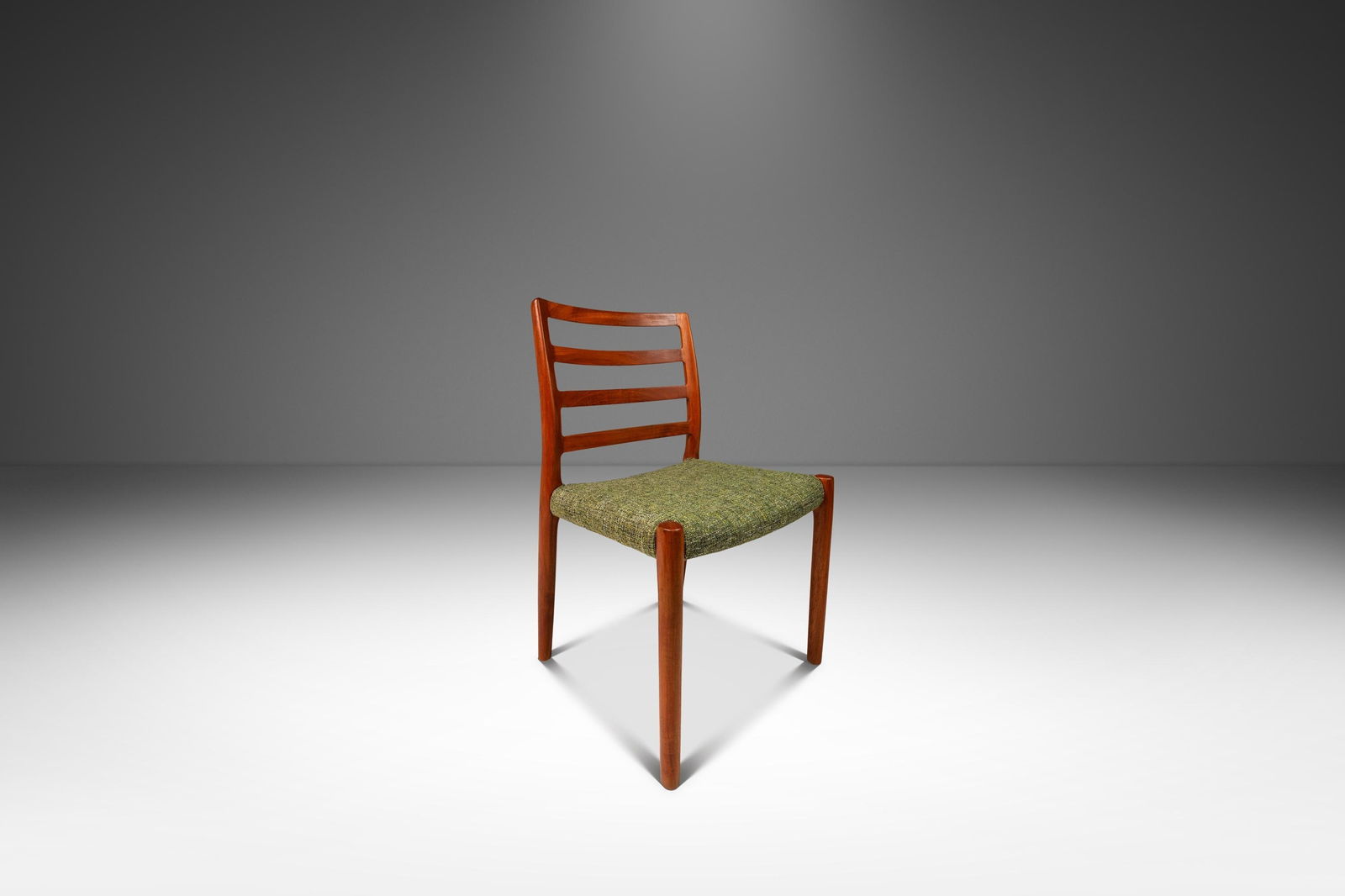 Restored Niels Otto Moller Model 85 Teak Ladderback Dining Chair (1 of 10)