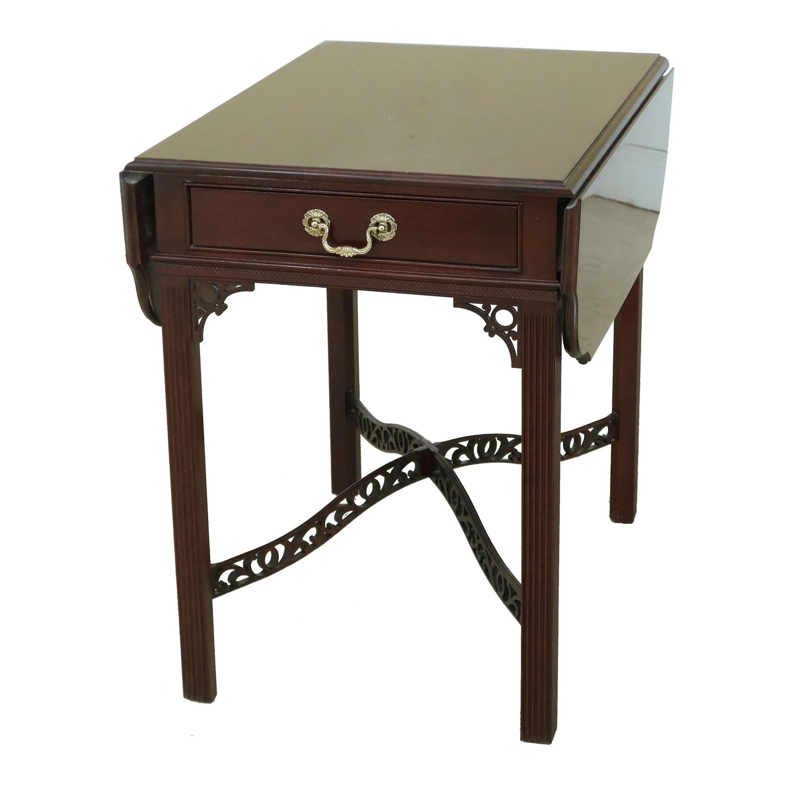 Councill Craftsmen Mahogany Pembroke Table Chippendale Drop Leaf (1 of 10)