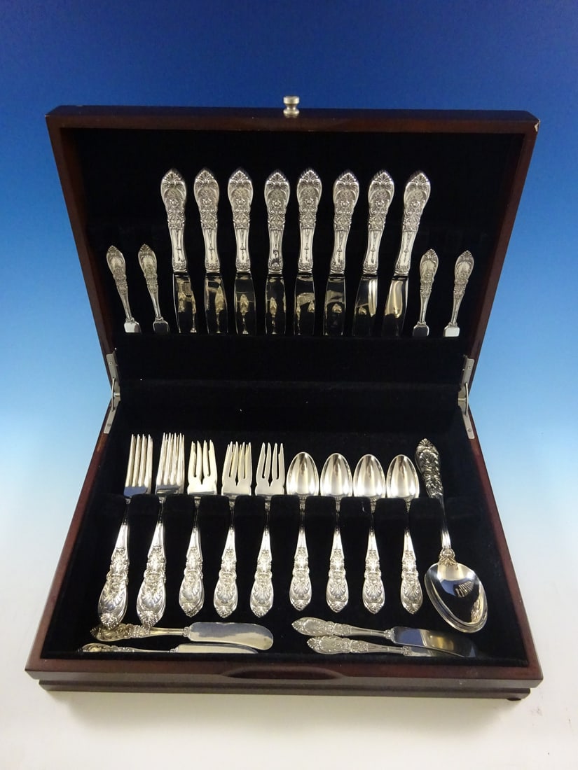 Richelieu International Sterling Silver Flatware Set for 8 42 Pieces with Storage Chest (1 of 7)