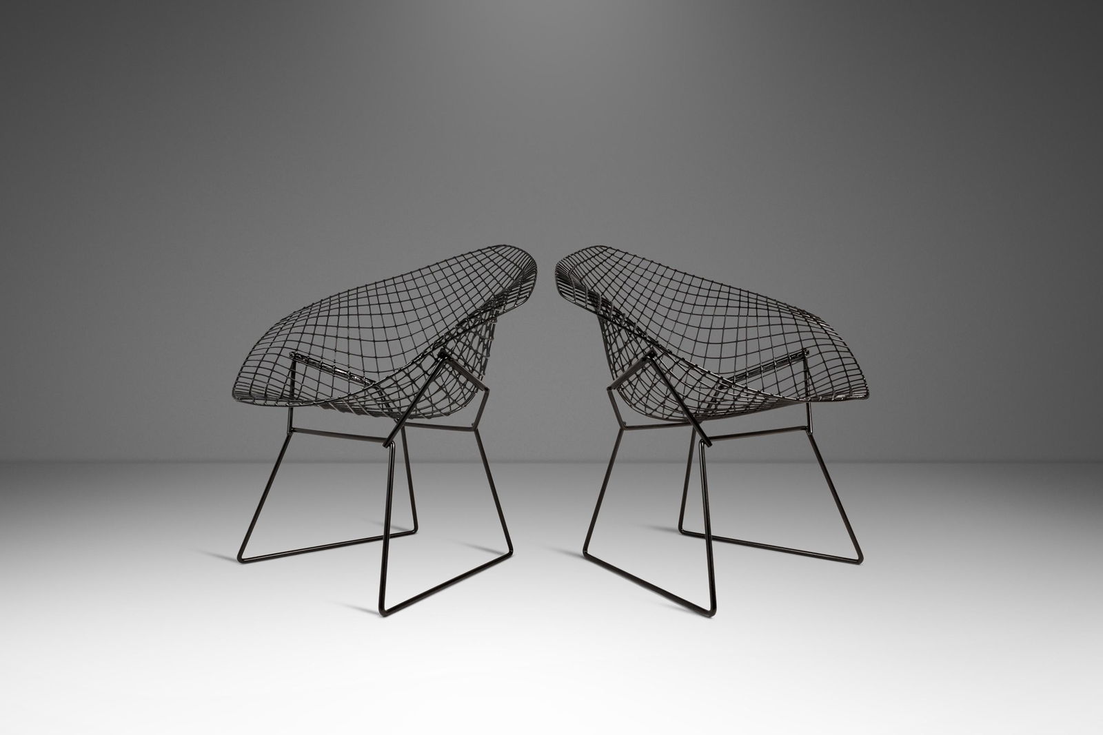 Set of 2 Harry Bertoia Diamond Chairs for Knoll Mid-Century Modern USA 1960s (1 of 10)