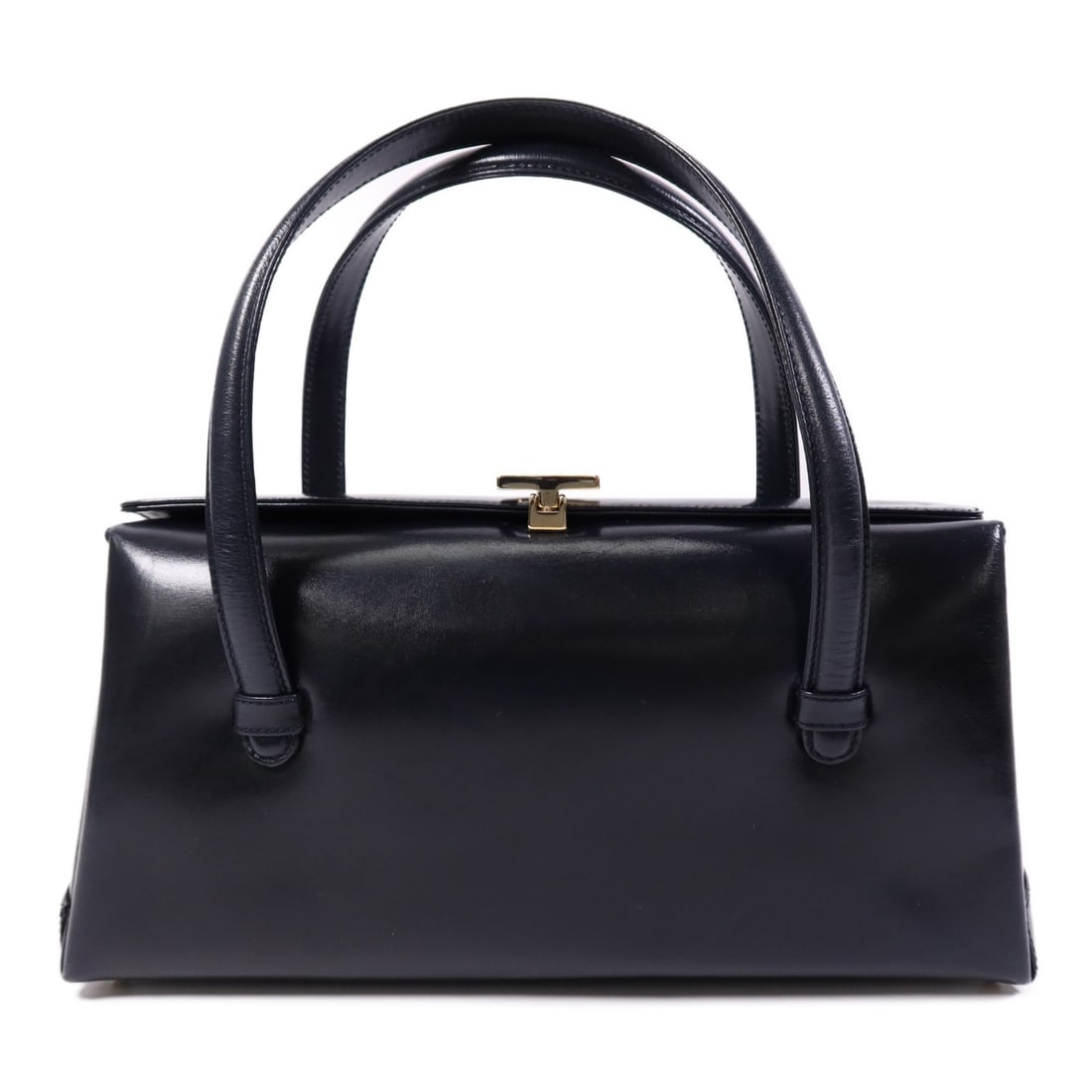GUCCI GG Handbag Calfskin Leather Black GHW 000.1448 (1 of 14)