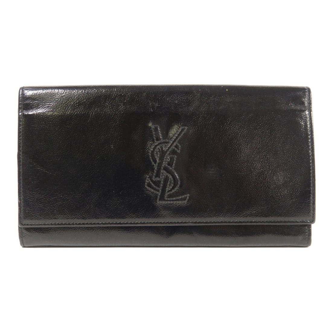 SAINT LAURENT Black Calfskin Leather Handbag Elegant Design: SAINT LAURENT Black Calfskin Leather Handbag Elegant Design This elegant handbag from SAINT LAURENT is crafted from high-quality calfskin leather in a classic black hue. Designed for regular use, it f