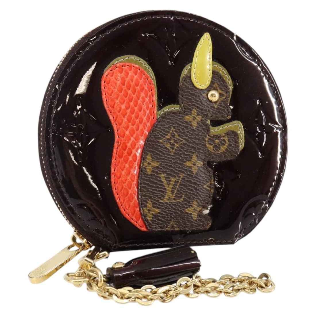Louis Vuitton Amarante Vernis Coin Purse M91386 Auth France: Louis Vuitton Amarante Vernis Coin Purse M91386 Auth France This LOUIS VUITTON Vernis Porte Monnaie Ecruil Coin Purse in Amarante is a stylish and functional accessory for your essentials. Crafted fro