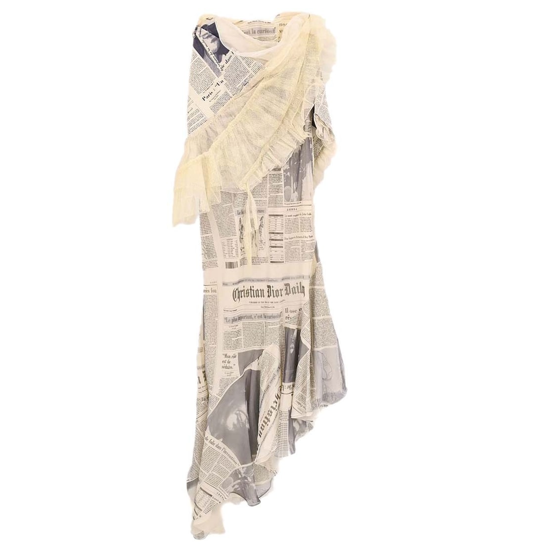 sachin and babi light blue dress Christian Dior White Silk Midi Dress #38 Casual Party