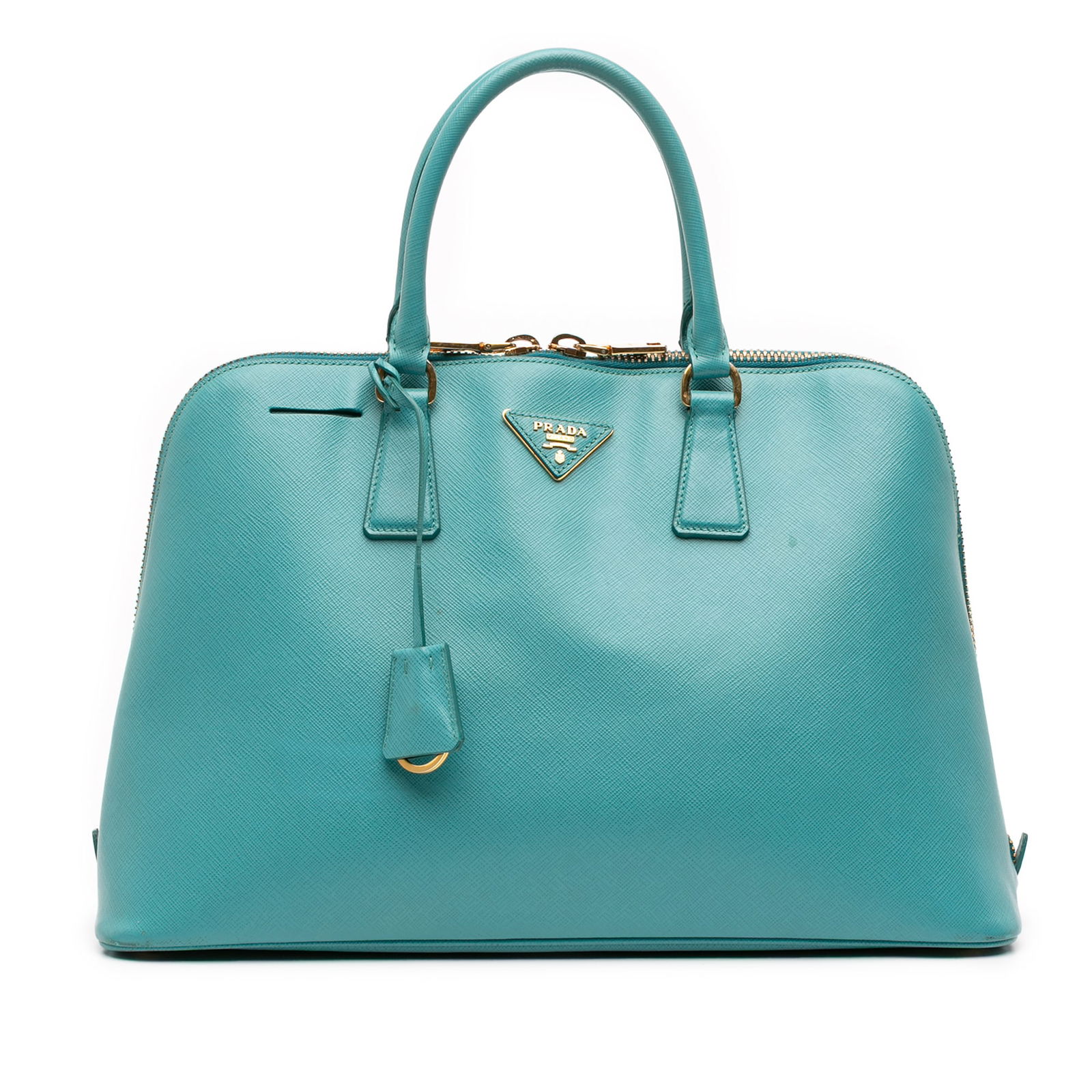 Prada Large Blue Saffiano Lux Promenade Satchel Bag Italy: Prada Large Blue Saffiano Lux Promenade Satchel Bag Italy The Prada Large Saffiano Lux Promenade Satchel is a sophisticated accessory crafted from premium saffiano leather in a striking blue color. Th