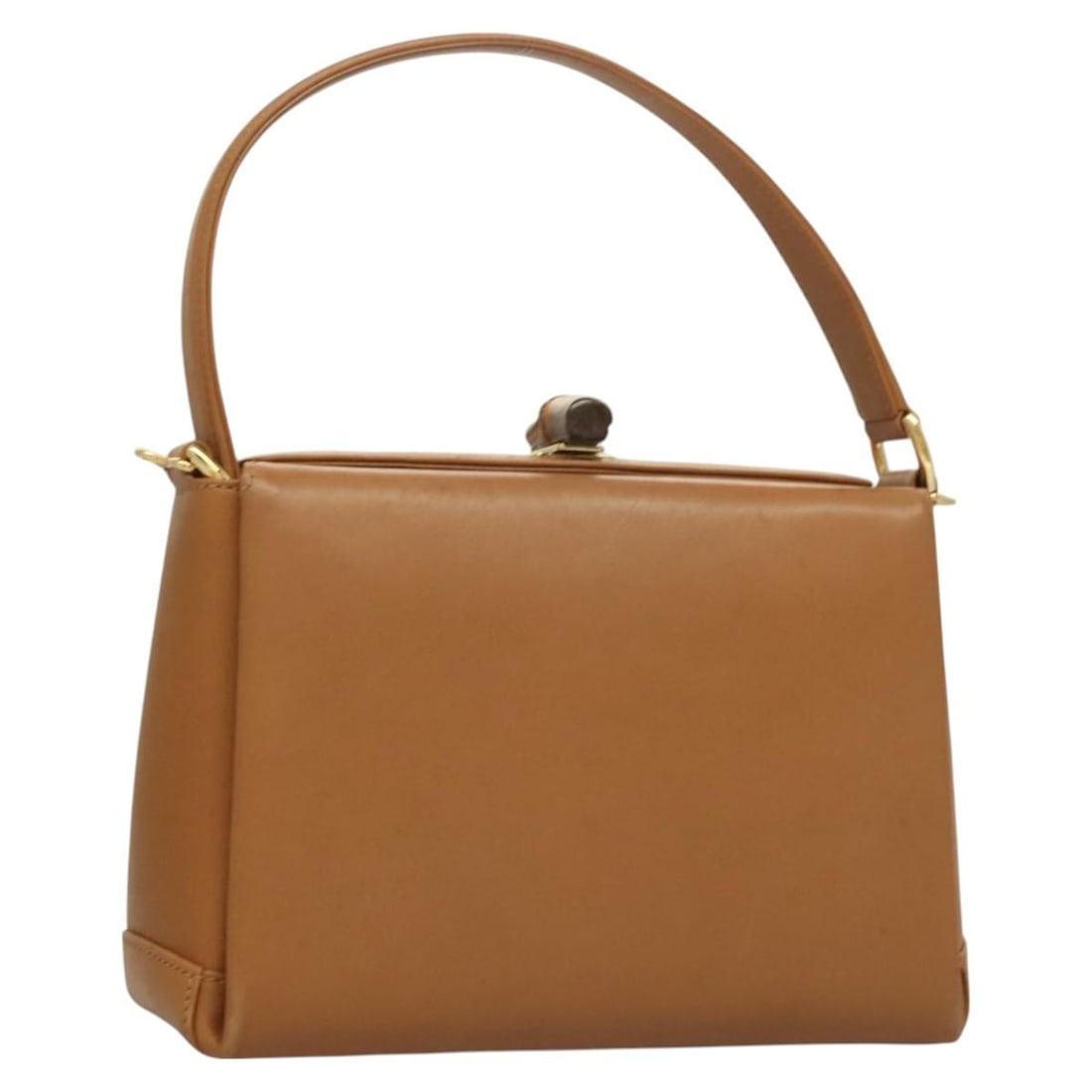 GUCCI Bamboo Hand Bag Leather Brown Gold 000 26 0175 Authentic: GUCCI Bamboo Hand Bag Leather Brown Gold 000 26 0175 Authentic This authentic GUCCI Bamboo Hand Bag is a stylish accessory made from high-quality leather in a sophisticated brown and gold color combin
