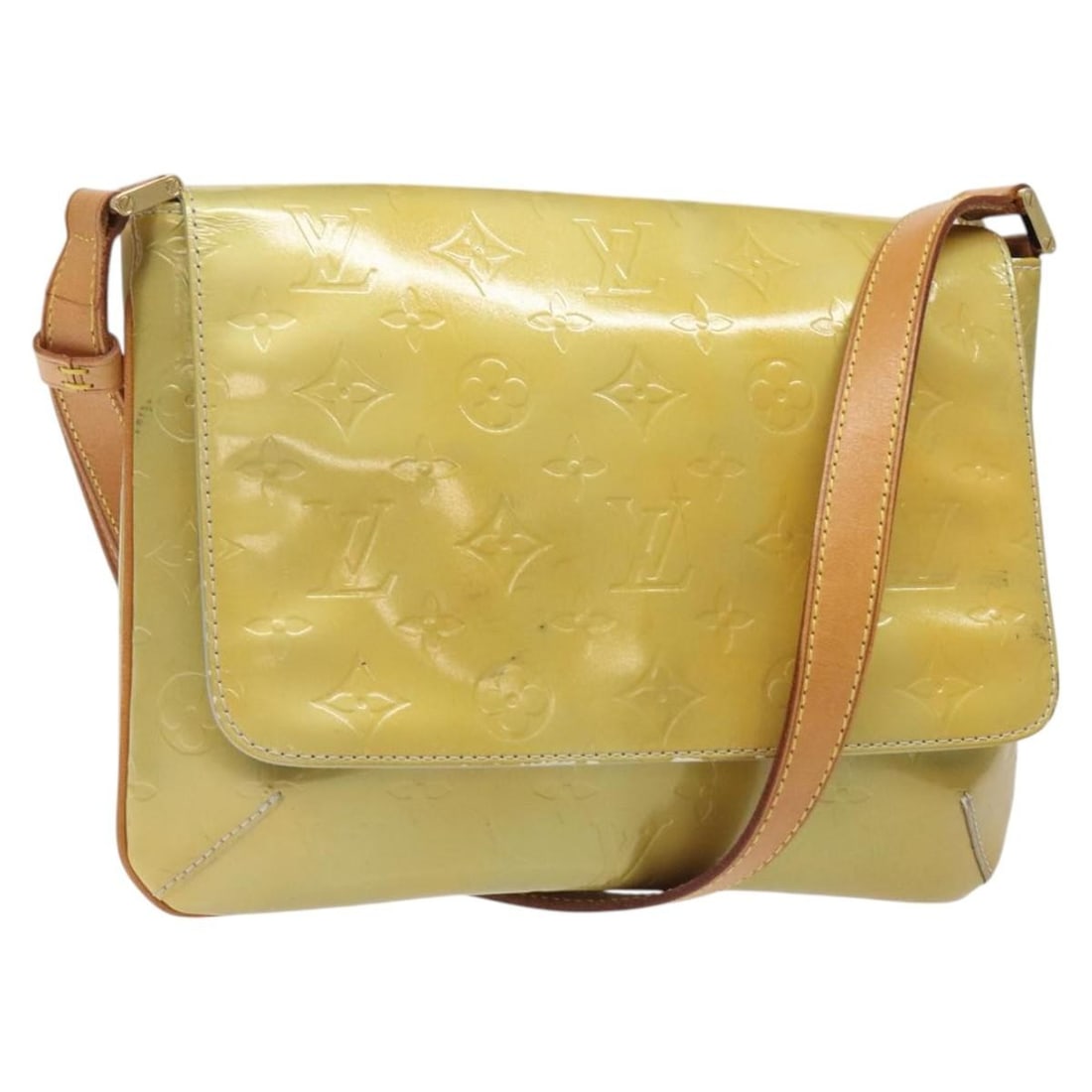 Louis Vuitton Monogram Vernis Thompson Street Shoulder Bag Gris M91008 Auth: Louis Vuitton Monogram Vernis Thompson Street Shoulder Bag Gris M91008 Auth Explore the elegance of the LOUIS VUITTON Monogram Vernis Thompson Street Bag in a sophisticated Gris color. Crafted in Fran