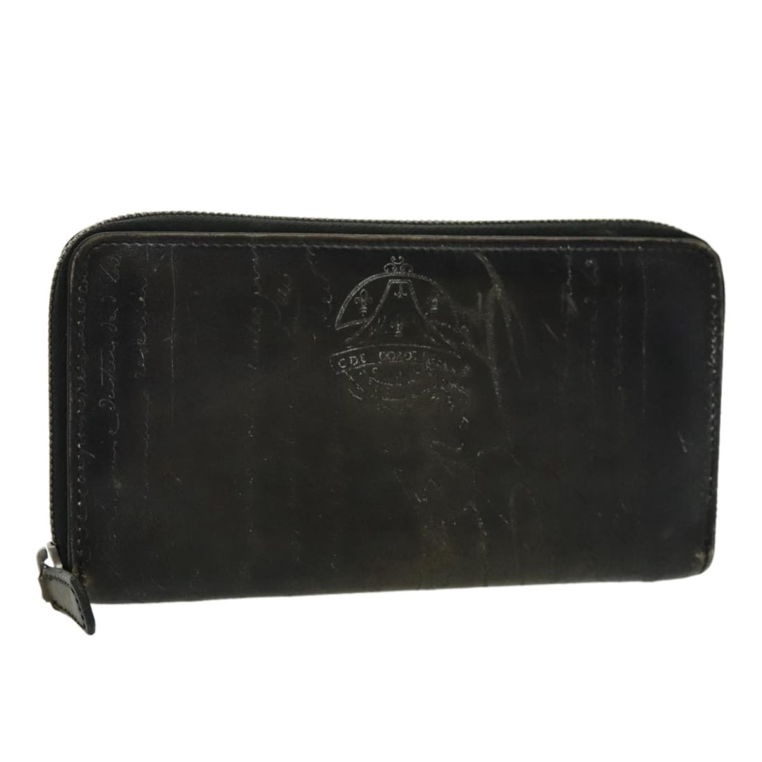 Berluti Calligraphy Black Leather Long Wallet Authentic Italy: Berluti Calligraphy Black Leather Long Wallet Authentic Italy This Berluti Calligraphy Long Wallet showcases exquisite Italian craftsmanship in a sleek black leather design. Ideal for organizing your
