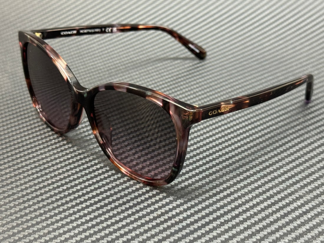 Coach HC8271U Pearl Tortoise Women's Sunglasses 57mm with Certificate of Authenticity: Coach HC8271U Pearl Tortoise Women's Sunglasses 57mm with Certificate of Authenticity Elevate your style with these stunning Coach HC8271U sunglasses. Featuring a luxurious pearl tortoise frame and pu