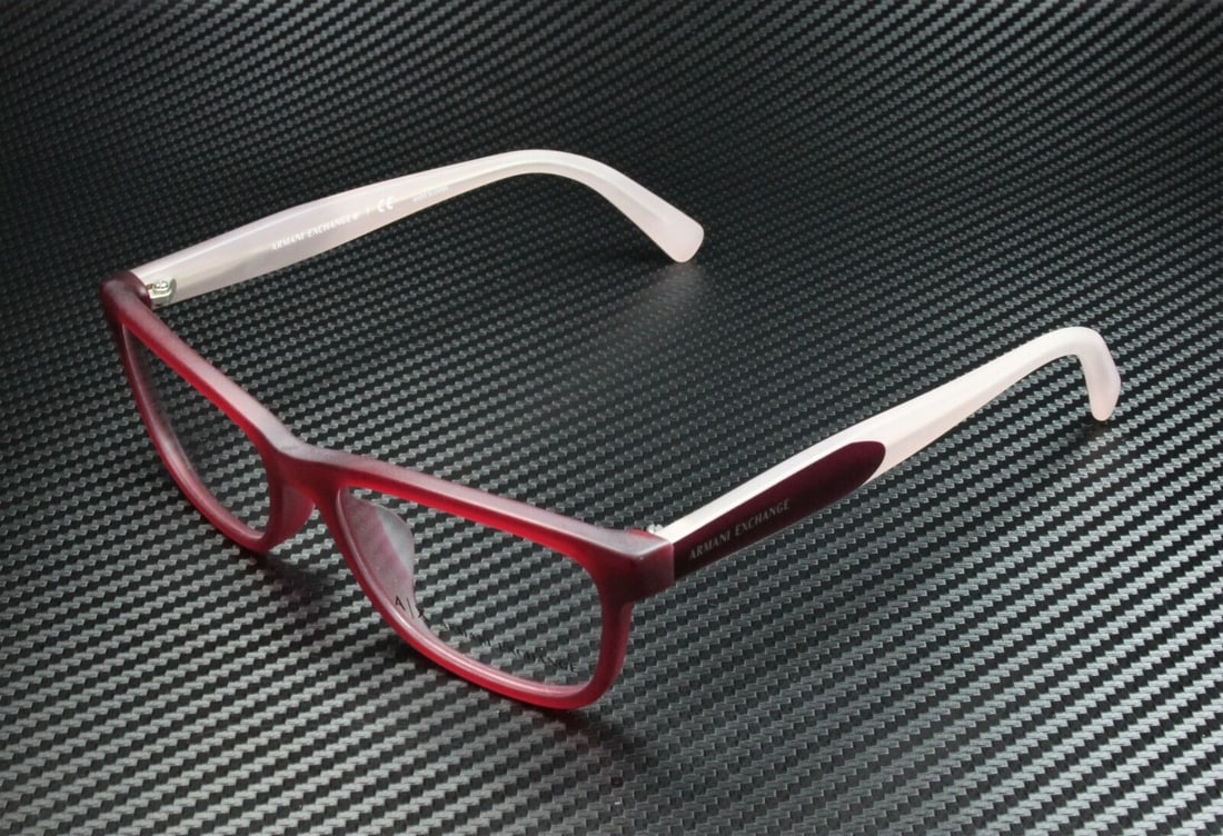 Armani Exchange AX3068F 8303 Violet Cat Eye Women's Eyeglasses: Armani Exchange AX3068F 8303 Violet Cat Eye Women's Eyeglasses Presenting the Armani Exchange AX3068F 8303 Violet Cat Eye women's eyeglasses, a stylish accessory that combines elegance and modernity.