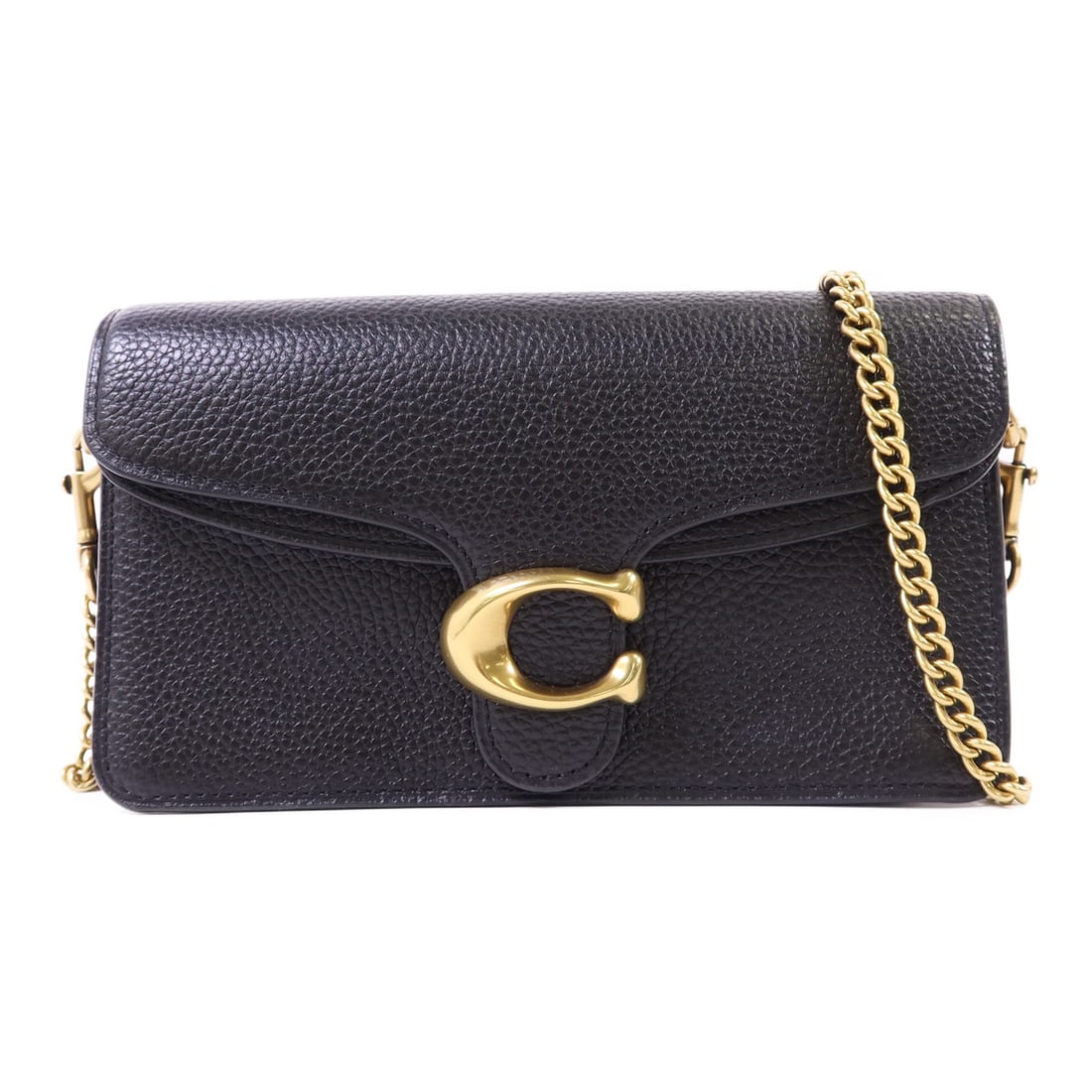 COACH 2 Way Shoulder Bag Black Calfskin Leather GHW: COACH 2 Way Shoulder Bag Black Calfskin Leather GHW This elegant COACH 2 Way Shoulder Bag is crafted from high-quality calfskin leather in a classic black finish, offering both style and functionality
