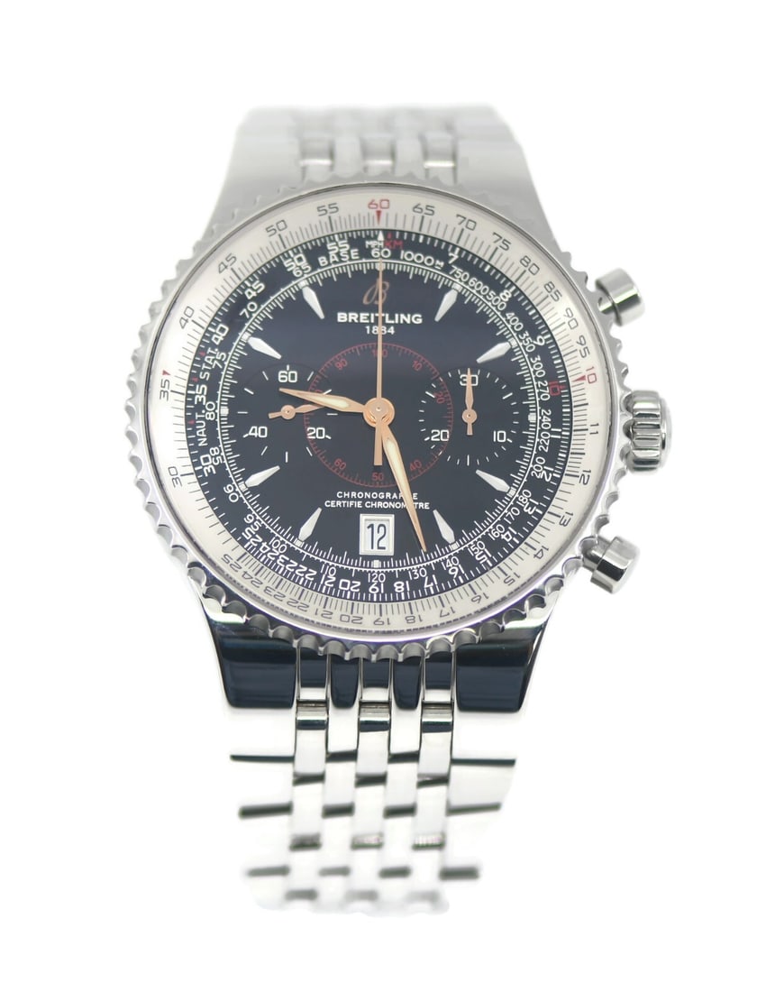 Breitling Montbrilliant Legende Chronograph Stainless Steel Watch A23340 with Box and Papers: Breitling Montbrilliant Legende Chronograph Stainless Steel Watch A23340 with Box and Papers Introducing the Breitling Montbrilliant Legende Chronograph, a stunning wristwatch designed for those who a