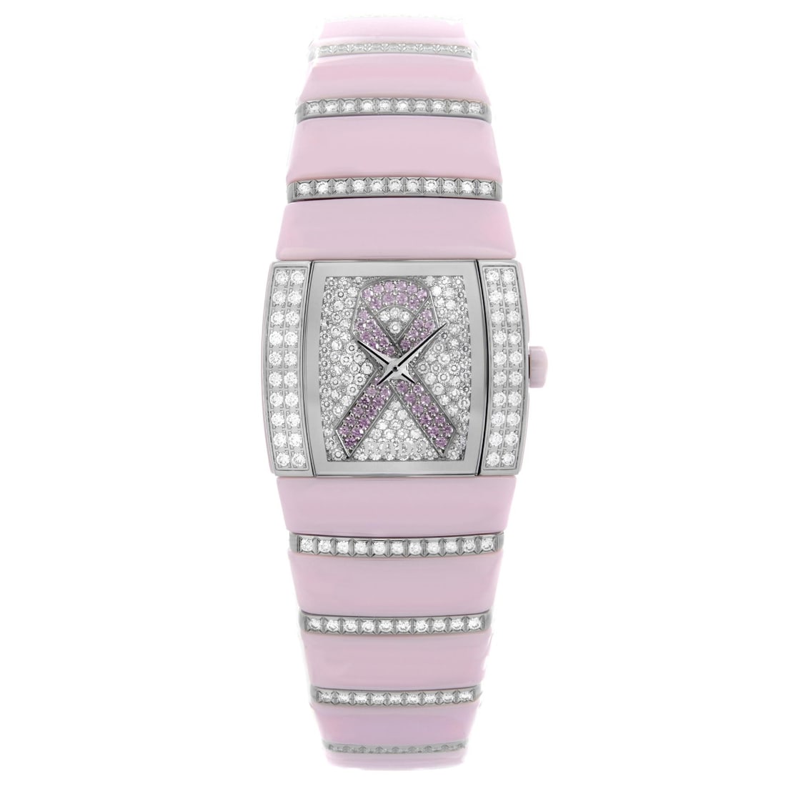 Rado Sintra Jubile Limited Edition Pink Ceramic Diamond Watch R13652942: Rado Sintra Jubile Limited Edition Pink Ceramic Diamond Watch R13652942 The Rado Sintra Jubile Limited Edition Pink Ceramic Diamonds Ladies Watch R13652942 is a stunning timepiece that combines luxury