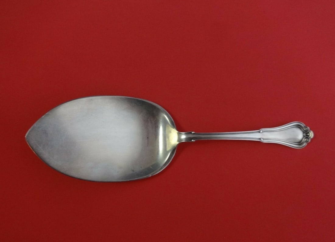 Gorham Villa Norfolk Sterling Silver 9 Inch Pie Server Flat Handle: Gorham Villa Norfolk Sterling Silver 9 Inch Pie Server Flat Handle Presenting the Villa Norfolk Pie Server by Gorham, a stunning piece crafted from high-quality sterling silver. This 9-inch server fea