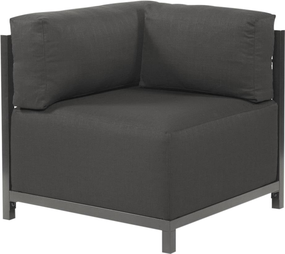 Howard Elliott Sterling Axis Charcoal Corner Chair Contemporary Design: Howard Elliott Sterling Axis Charcoal Corner Chair Contemporary Design Introducing the Charming Charcoal Sterling Axis Chair, a perfect addition to any contemporary living space. This corner chair fea