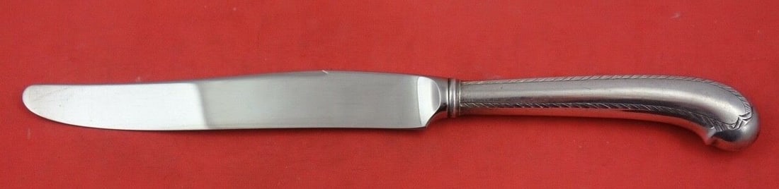 Gorham Plain Eng C Sterling Silver Knife Pistol Grip 8 3/4 inches: Gorham Plain Eng C Sterling Silver Knife Pistol Grip 8 3/4 inches Introducing the Gorham Plain Eng C Sterling Silver Regular Knife with Pistol Grip, measuring 8 3/4 inches. This exquisite piece featur
