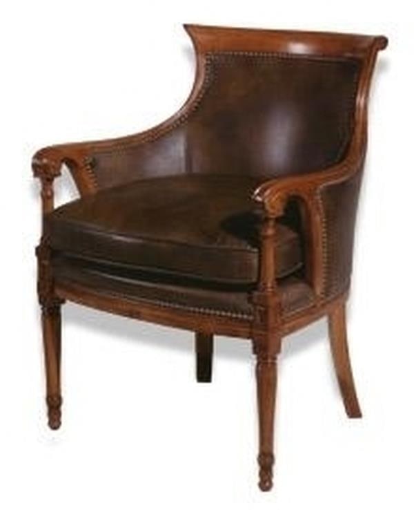 Hand-Crafted USA Leather Accent Chair in Coffee Finish: Hand-Crafted USA Leather Accent Chair in Coffee Finish Introducing the Classic USA Leather Accent Chair in a rich coffee hue. This hand-crafted piece embodies the elegance of English traditional style