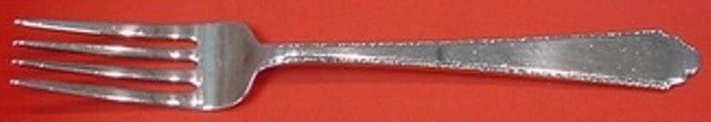Lunt William and Mary Sterling Silver Dinner Fork 7 5/8 Inches Flatware (1 of 2)