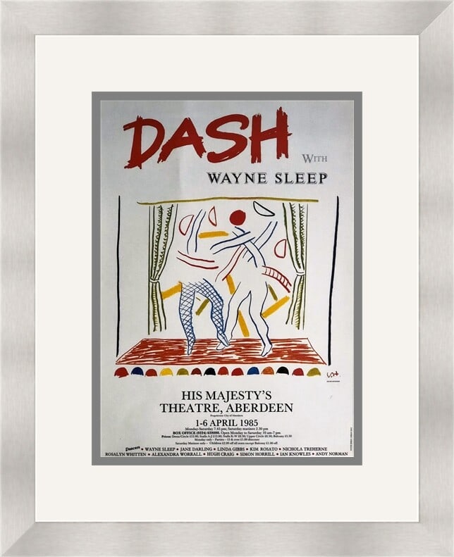 David Hockney Dash Custom Framed Lithograph Art Print 1994 (1 of 2)