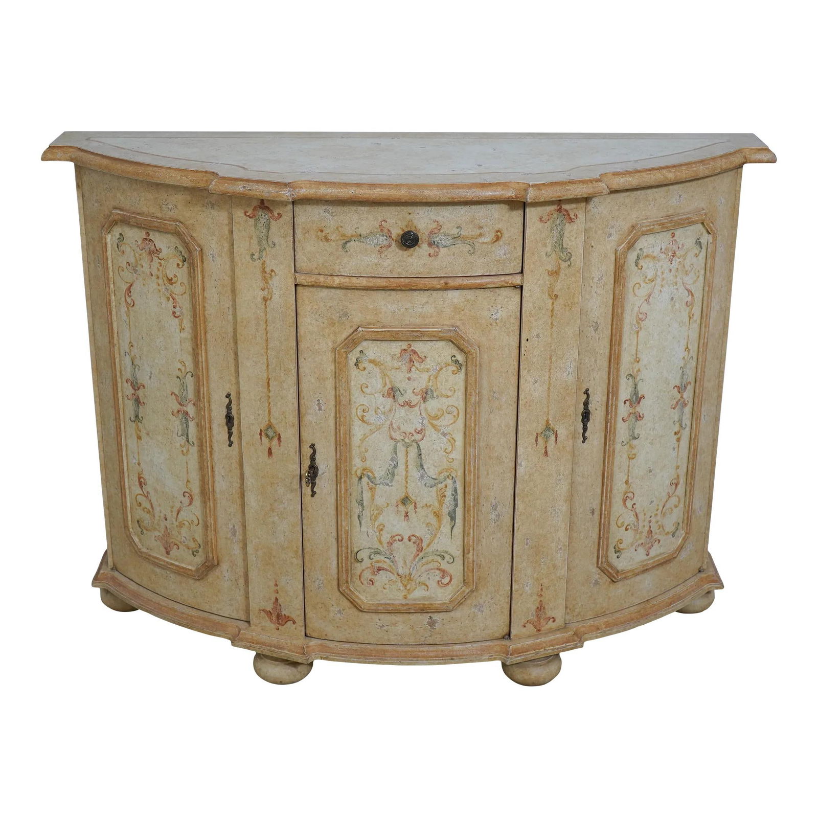 Italian Venetian Console Cabinet with Stunning Painted Finish (1 of 10)