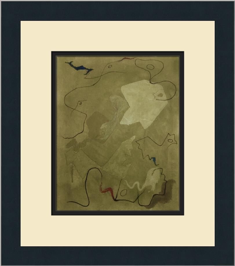 Andre Masson The Villagers Custom Framed Surrealist Print 14x13: Andre Masson The Villagers Custom Framed Surrealist Print 14x13 This exquisite custom framed print, titled "The Villagers," showcases the surrealistic artistry of Andre Masson. Created in 2002, this m