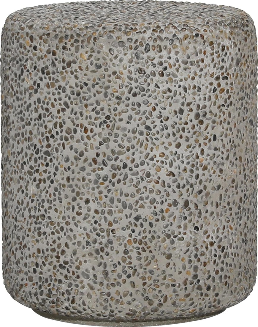 Gustavo Outdoor Gray Concrete Side Table 17x14x14: Gustavo Outdoor Gray Concrete Side Table 17x14x14 Introducing the Elegant Gray Gustavo Side Table, a perfect addition to your outdoor space. This stylish table is crafted from durable concrete stone,