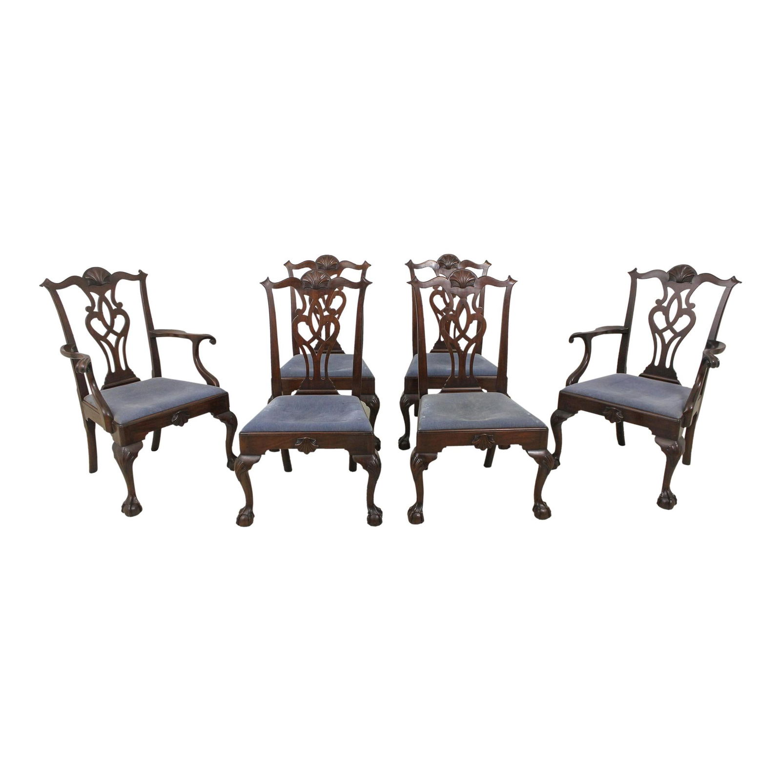 Set of 6 Kittinger Balleroy Chippendale Dining Chairs Rare Model: Set of 6 Kittinger Balleroy Chippendale Dining Chairs Rare Model This exquisite set of 6 Kittinger Balleroy Collection Chippendale dining chairs showcases timeless elegance and craftsmanship. Each cha