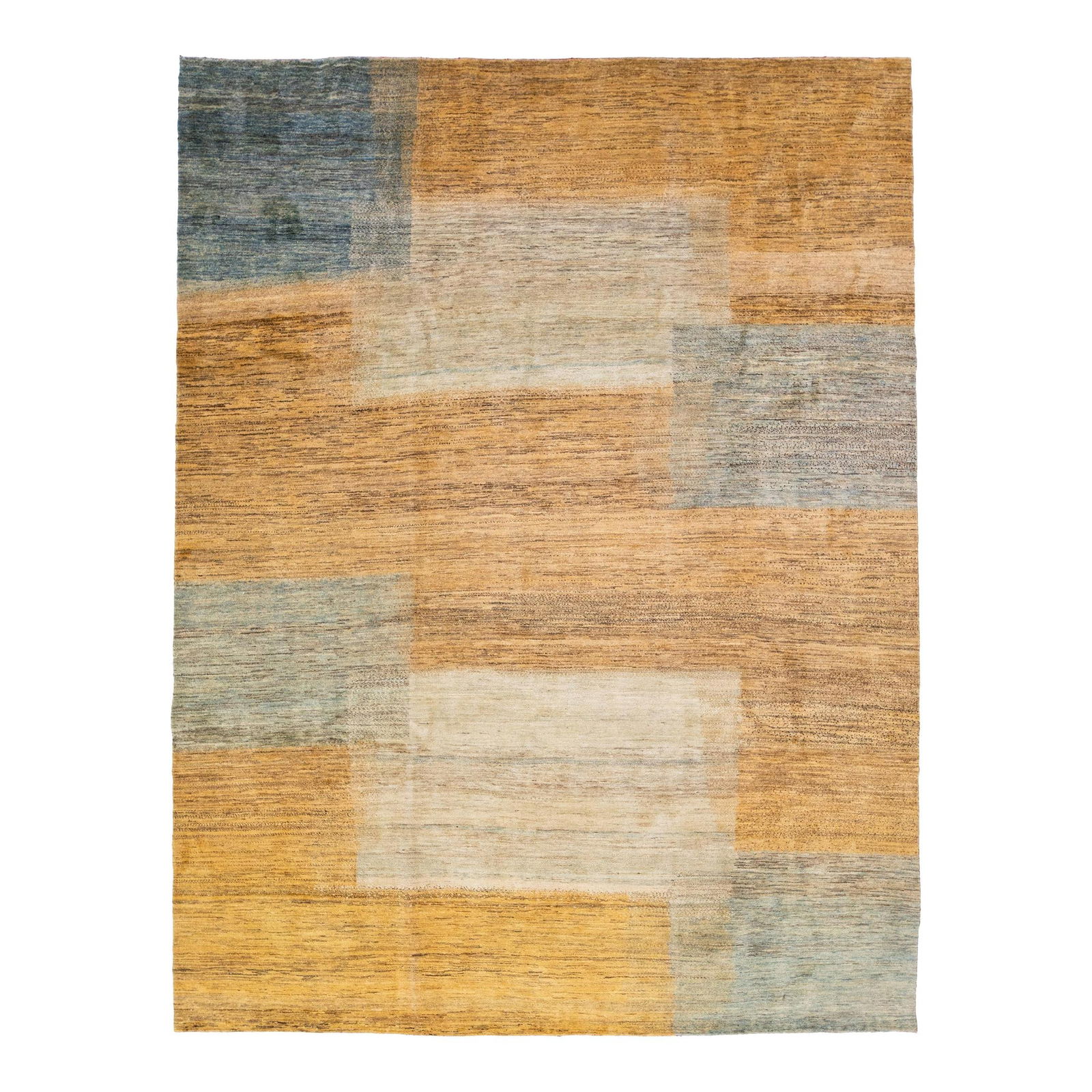 Handmade Sahar Sedeh Gabbeh Wool Rug Camel Color 7'9 x 10'6 (1 of 10)