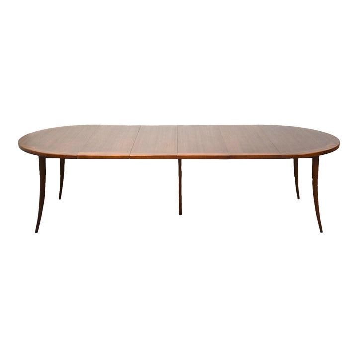 Harvey Probber Mahogany Dining Table with 4 Leaves (1 of 9)