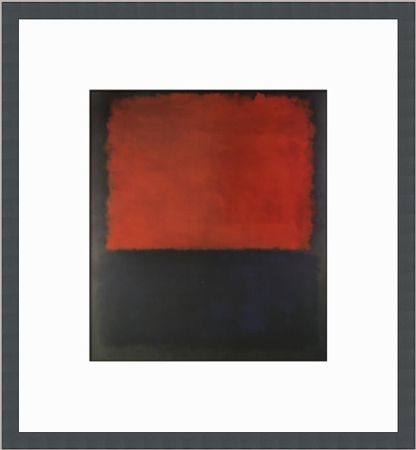 Mark Rothko No 207 Custom Framed Print Abstract Art 2003: Mark Rothko No 207 Custom Framed Print Abstract Art 2003 This Mark Rothko No. 207 custom framed print is a stunning representation of abstract art, perfect for any art enthusiast. Measuring 18 in. by