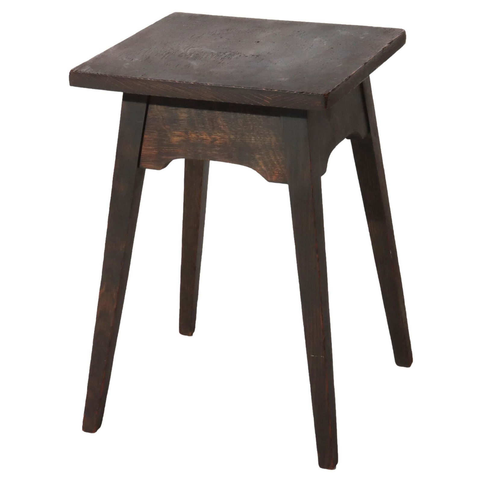 Antique Mission Oak Taboret Stand Stickley Style C1910: Antique Mission Oak Taboret Stand Stickley Style C1910 This antique taboret stand, inspired by the Stickley Brothers, showcases the timeless elegance of the Arts & Crafts Mission style from circa 1910