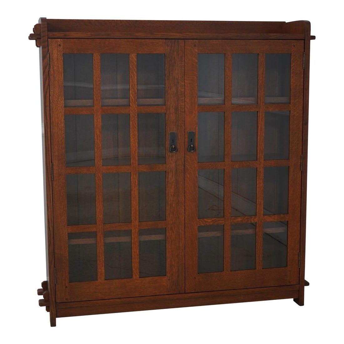 Stickley Mission Oak 2 Door Bookcase Arts & Crafts Style (1 of 10)