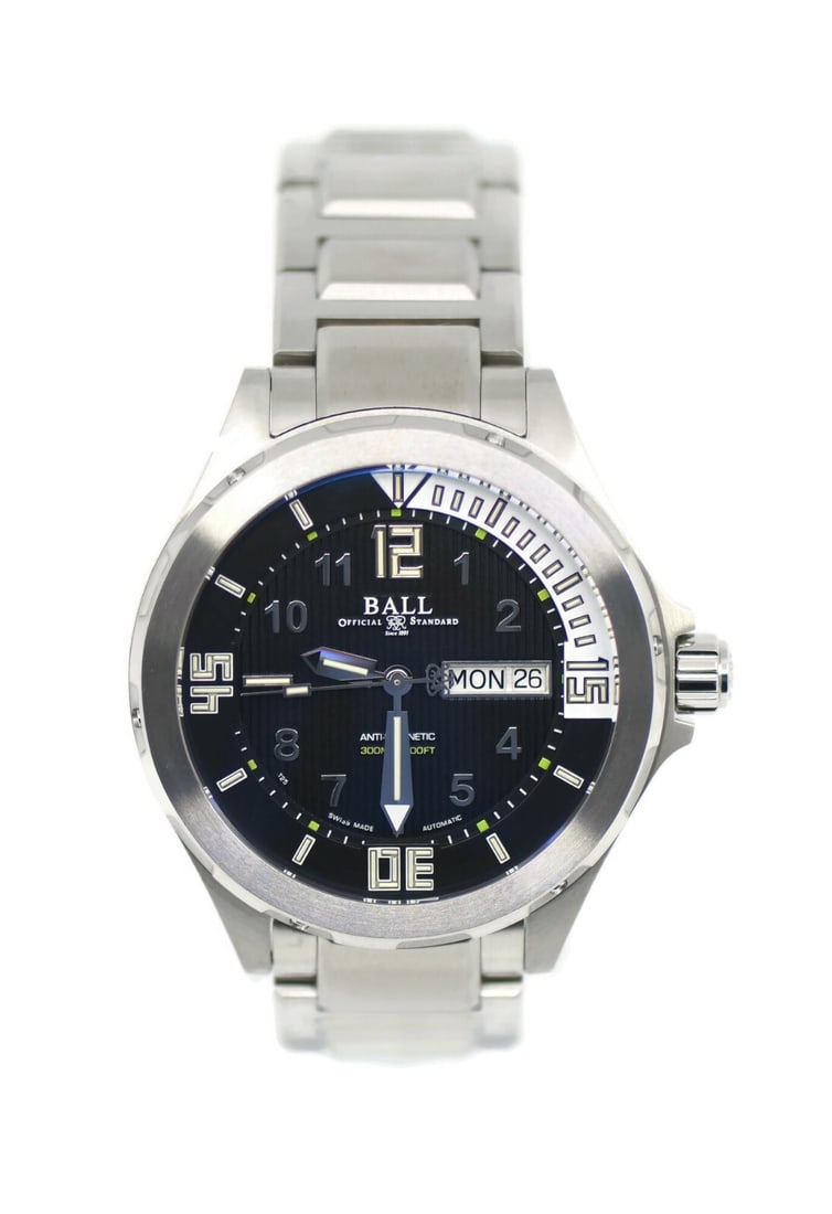Ball Engineer Master II Diver Automatic Stainless Steel Watch DM3020A-SAJ-BK with Box and Papers (1 of 3)