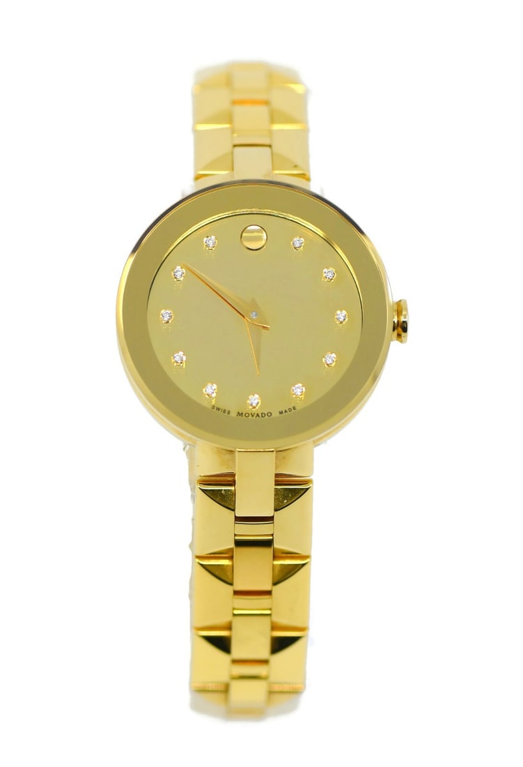 Authentic Movado Bold Stainless Steel Watch Ref 0606816: Authentic Movado Bold Stainless Steel Watch Ref 0606816 Experience the elegance of the Movado Bold Stainless Steel Watch, model 0606816. This stylish wristwatch features a durable stainless steel band