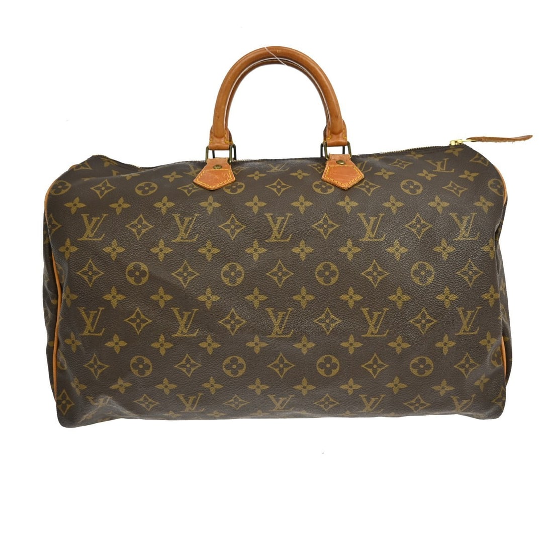 Louis Vuitton Monogram Speedy 40 Duffle Handbag M41522 Vintage: Louis Vuitton Monogram Speedy 40 Duffle Handbag M41522 Vintage This Louis Vuitton Monogram Speedy 40 Duffle Handbag is a stylish and functional piece, perfect for travel or everyday use. Crafted in Fr