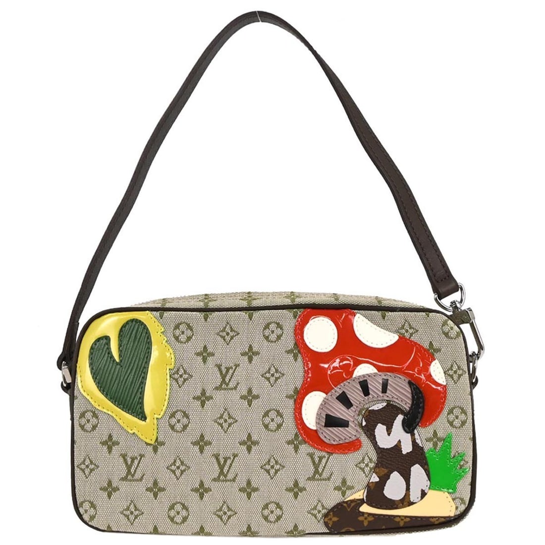 Louis Vuitton Monogram Green Pochette Conte De Fees Handbag M92274: Louis Vuitton Monogram Green Pochette Conte De Fees Handbag M92274 This Louis Vuitton Monogram Green Pochette Conte De Fees Handbag combines luxury with a playful twist. Crafted from durable canvas le