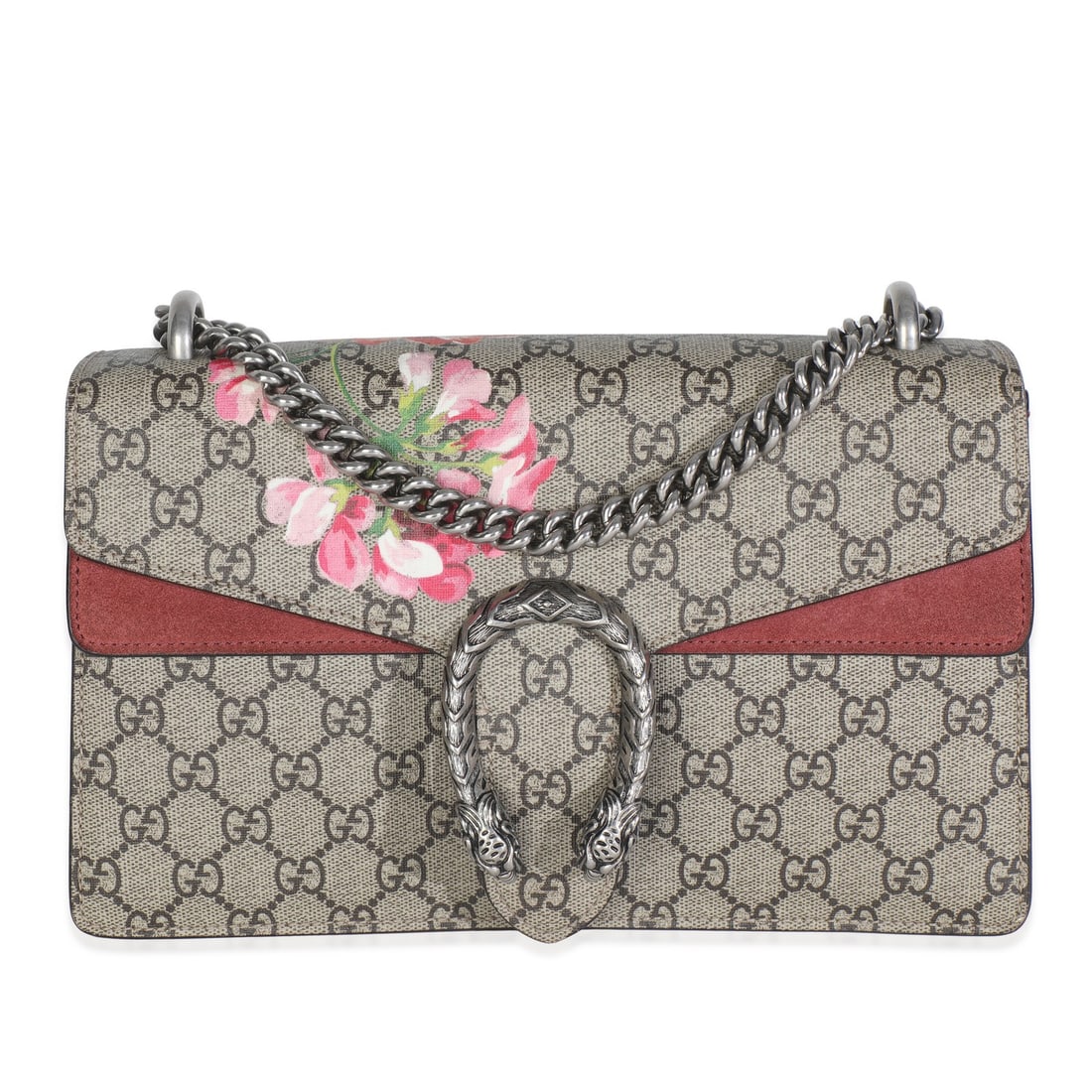Gucci Medium Dionysus Beige Multicolor Canvas Shoulder Bag: Gucci Medium Dionysus Beige Multicolor Canvas Shoulder Bag Introducing the Gucci Medium Dionysus Bag, a stunning blend of style and sophistication. This pre-owned shoulder bag features a unique multic
