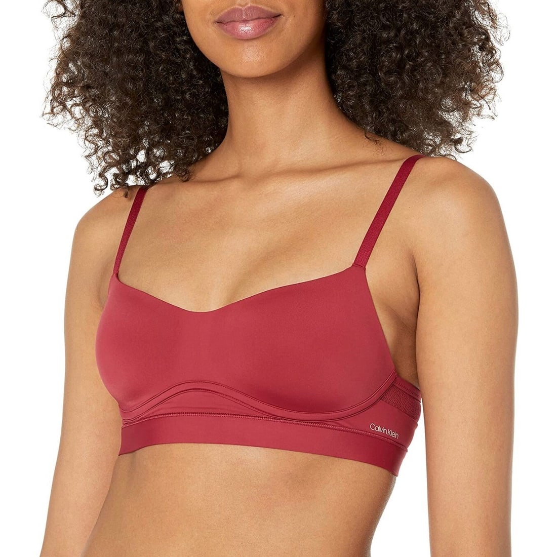 Calvin Klein Rebellious Red Wireless Bralette XL Adjustable Activewear: Calvin Klein Rebellious Red Wireless Bralette XL Adjustable Activewear Discover the Calvin Klein Perfectly Fit Lightly Lined Wire-Free Bralette in a vibrant Rebellious Red, designed for ultimate comfo