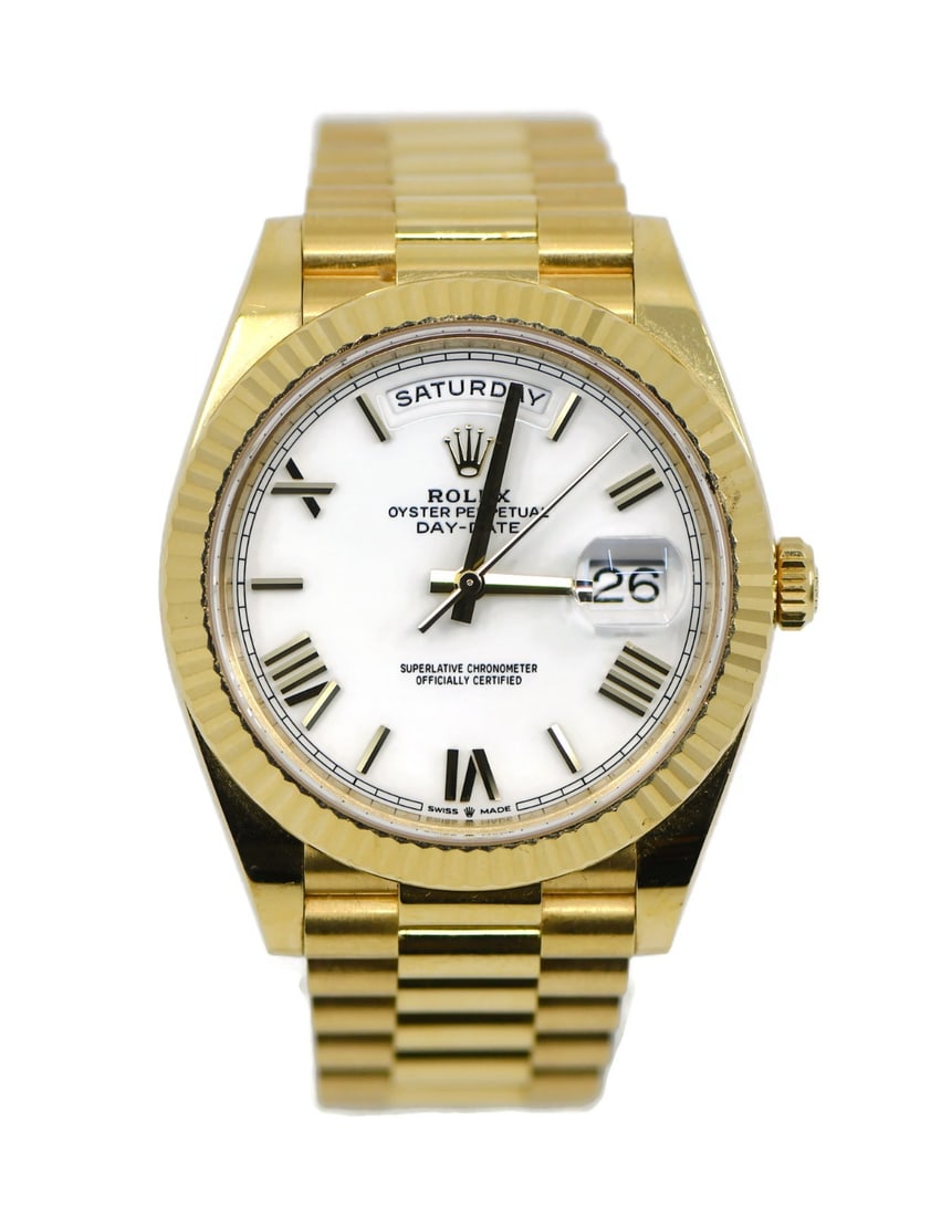 Rolex Day-Date 18K Yellow Gold Automatic Watch 228238 with Box (1 of 6)