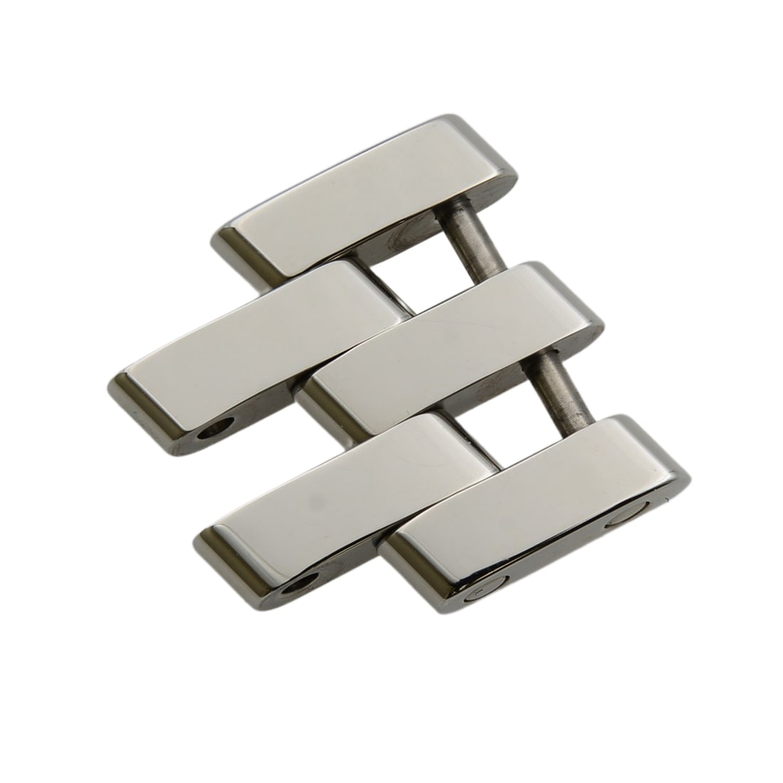 Breitling 18mm Glossy Steel Pilots Bracelet Link for Chronomat Galactic: Breitling 18mm Glossy Steel Pilots Bracelet Link for Chronomat Galactic Enhance your Breitling timepiece with this Glossy Steel 18mm Pilots Bracelet Link, designed specifically for the Chronomat and G