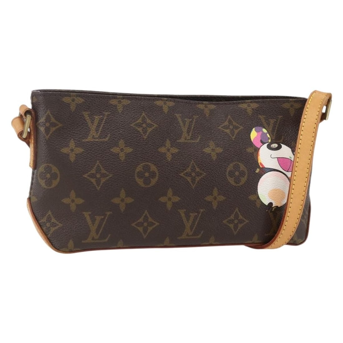 LOUIS VUITTON Monogram Panda Trotteur Shoulder Bag M51241 Auth: LOUIS VUITTON Monogram Panda Trotteur Shoulder Bag M51241 Auth The LOUIS VUITTON Monogram Panda Trotteur Shoulder Bag (Model M51241) is a stylish accessory crafted from durable Monogram Canvas. This s