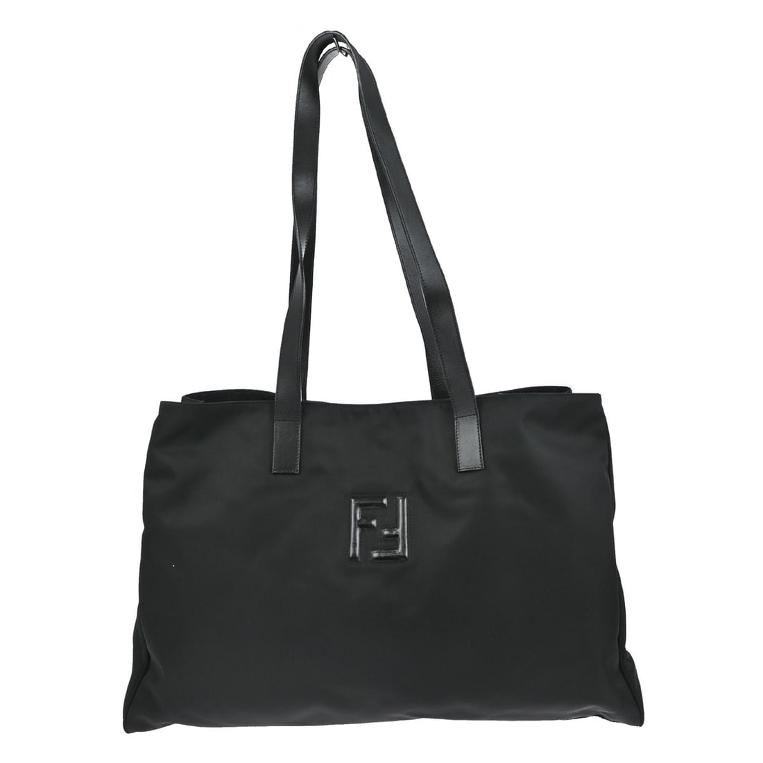 Fendi Black Nylon Tote Bag 13-B14569108 Casual Style: Fendi Black Nylon Tote Bag 13-B14569108 Casual Style This Fendi Black Nylon Tote Bag is a stylish and functional accessory ideal for casual occasions. With a medium size, it features a sleek black ext