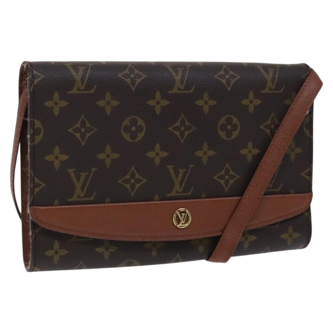 LOUIS VUITTON Monogram Bordeaux Shoulder Bag M51797 Auth France: LOUIS VUITTON Monogram Bordeaux Shoulder Bag M51797 Auth France This exquisite LOUIS VUITTON Monogram Bordeaux 27 Shoulder Bag is a timeless accessory crafted from durable Monogram Canvas, showcasing