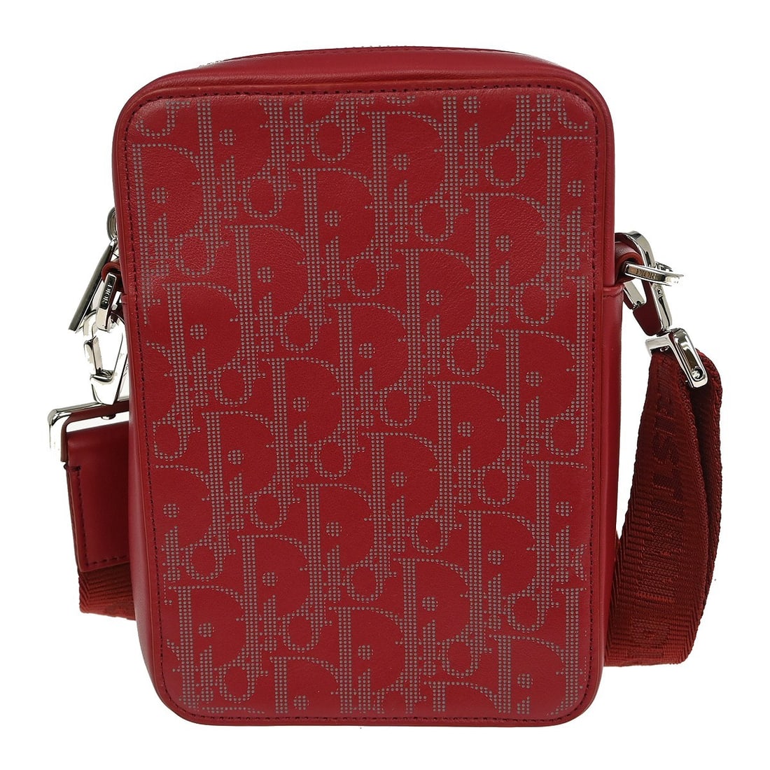 Christian Dior Red Trotter Shoulder Bag 11-BO-0241 Casual Style: Christian Dior Red Trotter Shoulder Bag 11-BO-0241 Casual Style This stylish Christian Dior shoulder bag features a striking red Trotter pattern, making it perfect for casual outings. Crafted from hig