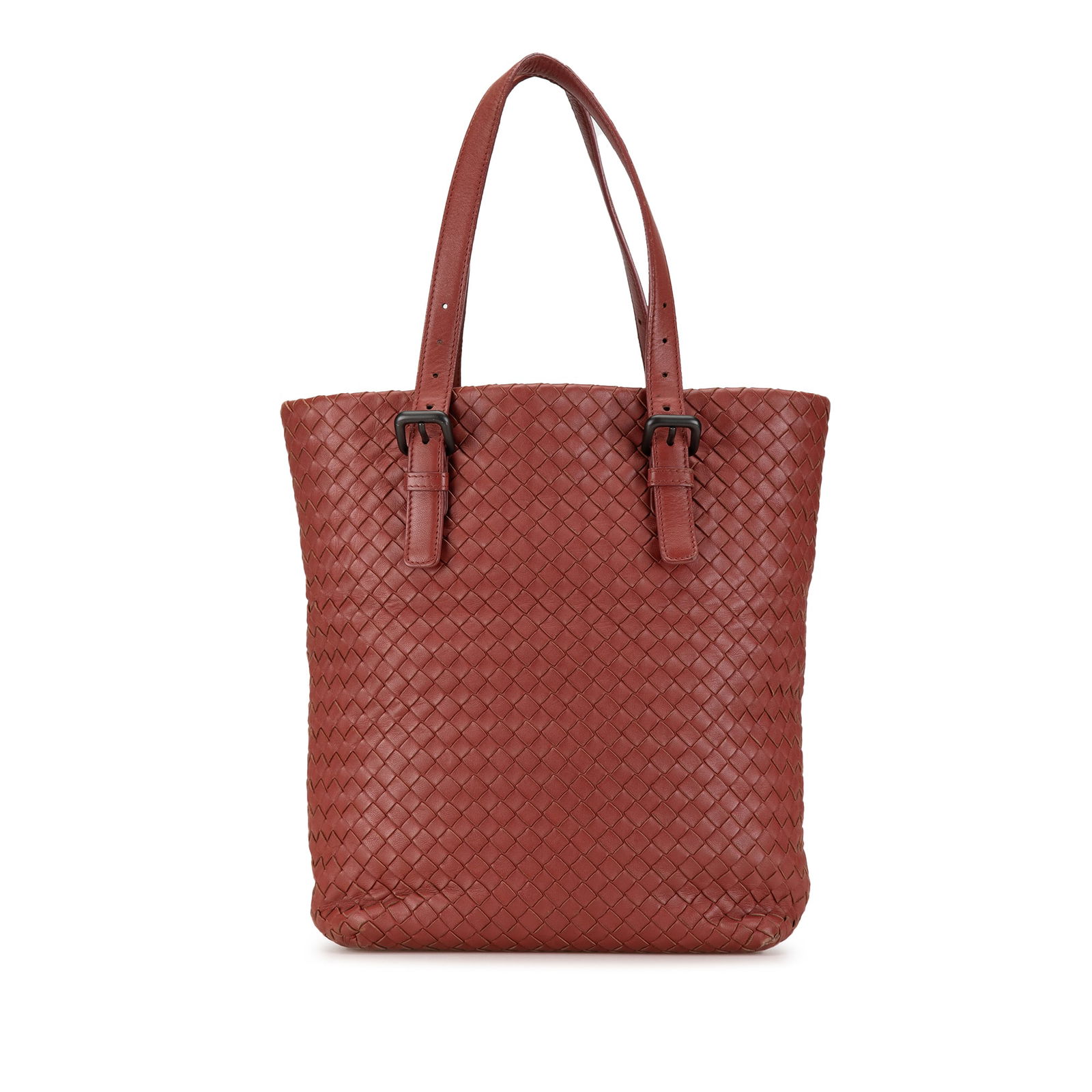Bottega Veneta Red Intrecciato Leather Tote Bag: Bottega Veneta Red Intrecciato Leather Tote Bag The Bottega Veneta Intrecciato Tote is a sophisticated accessory crafted from woven leather, showcasing a stunning red hue. This stylish tote features a
