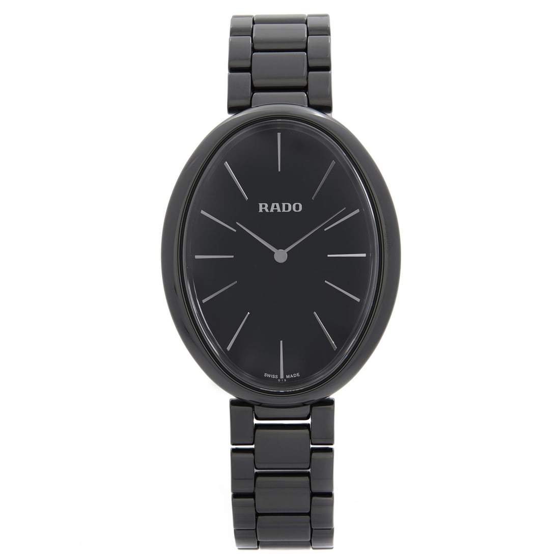 Rado Esenza Touch Black Ceramic Quartz Ladies Watch R53093152: Rado Esenza Touch Black Ceramic Quartz Ladies Watch R53093152 Discover the sophistication of the Rado Esenza Touch Ladies Watch, featuring a striking black dial and elegant ceramic construction. This