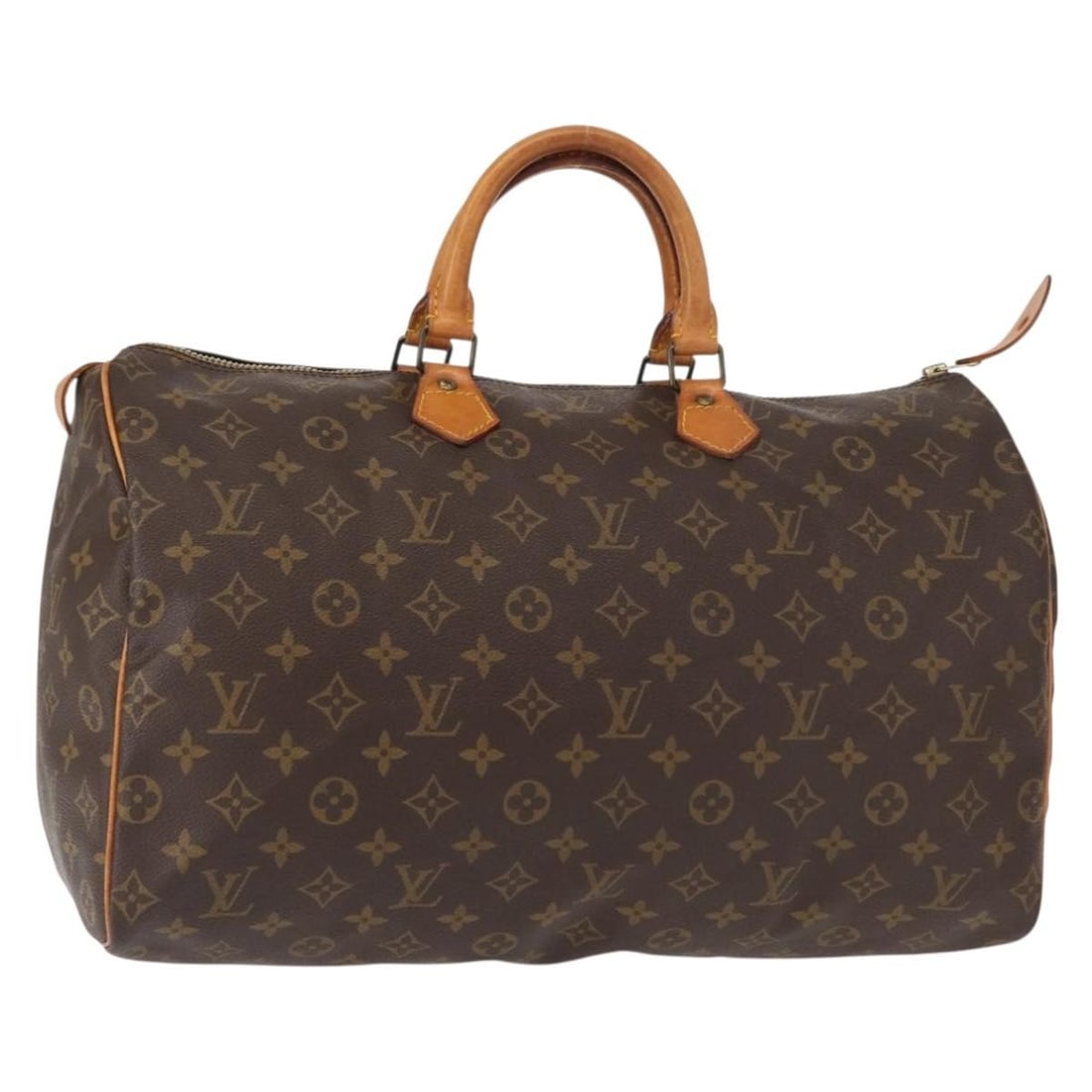 LOUIS VUITTON Monogram Speedy 40 Hand Bag M41522 Auth Dust Bag: LOUIS VUITTON Monogram Speedy 40 Hand Bag M41522 Auth Dust Bag Introducing the iconic LOUIS VUITTON Monogram Speedy 40 Hand Bag, a timeless accessory that combines luxury with practicality. Crafted in