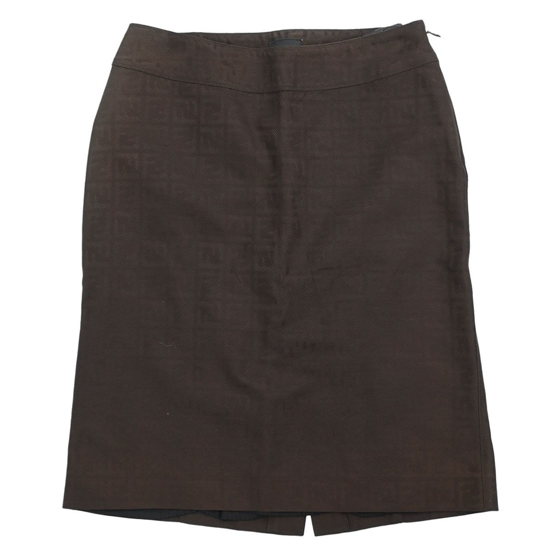 Fendi Zucca Brown Skirt Size 38 Vintage Casual Style: Fendi Zucca Brown Skirt Size 38 Vintage Casual Style Elevate your casual wardrobe with this vintage Fendi Zucca skirt, expertly crafted in Italy. This stylish knee-length skirt features a classic stra