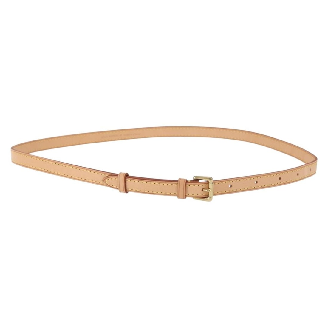 LOUIS VUITTON Beige Leather Belt 38.2in Auth BA9210: LOUIS VUITTON Beige Leather Belt 38.2in Auth BA9210 This exquisite LOUIS VUITTON belt is crafted from high-quality leather in a sophisticated beige color. It features a sleek design with a belt width