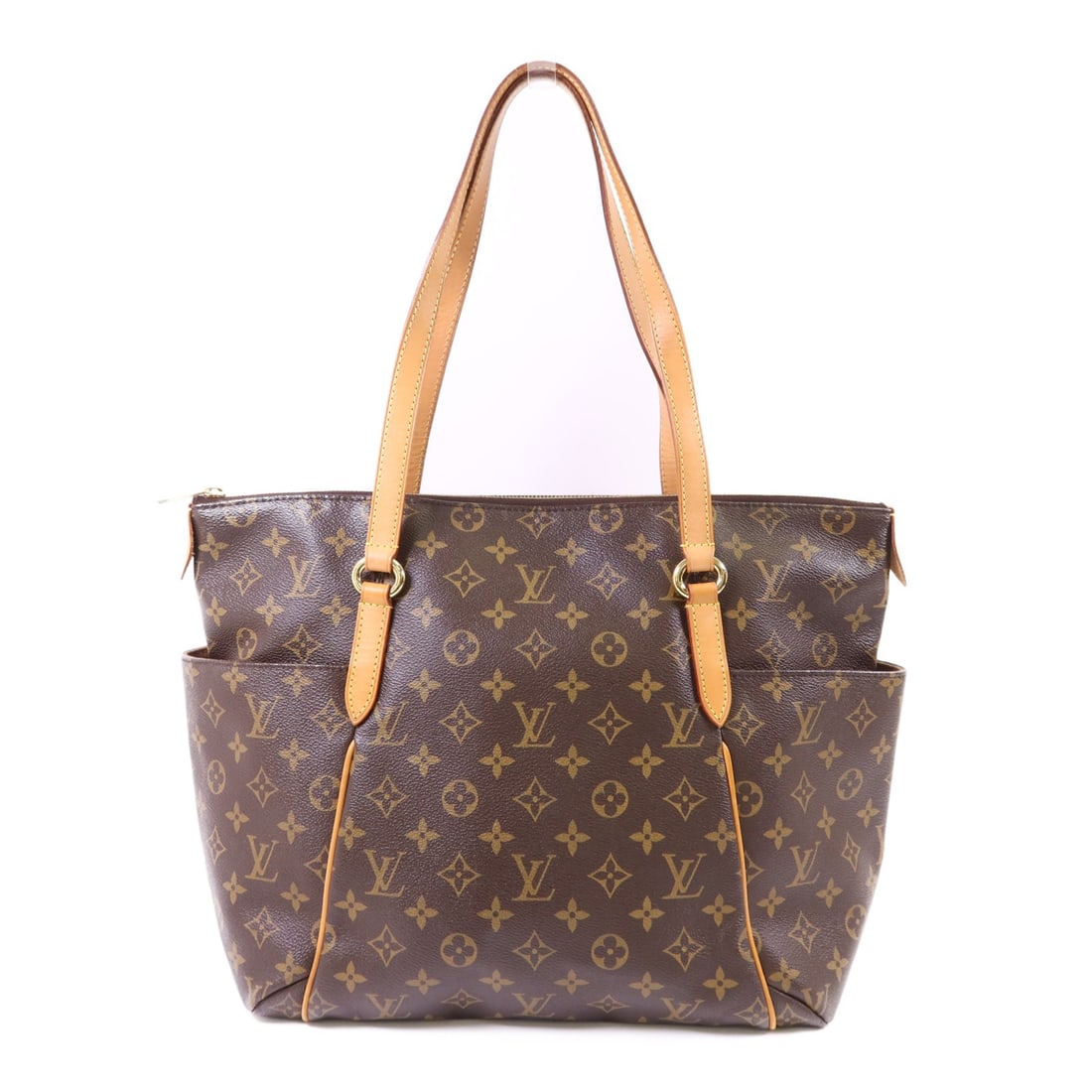 LOUIS VUITTON Totally MM Tote Bag M56689 Monogram Brown GHW: LOUIS VUITTON Totally MM Tote Bag M56689 Monogram Brown GHW The LOUIS VUITTON Totally MM Shoulder Tote Bag is a sophisticated accessory that combines functionality with luxury. Crafted from PVC coated